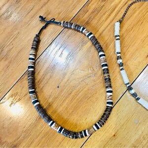2 beaded boho hippie hipster academia necklaces jewelry accessories coastal